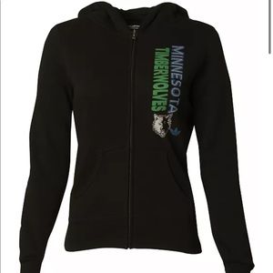 Minnesota Timberwolves NBA women's Vertical Limit hoodie small S black